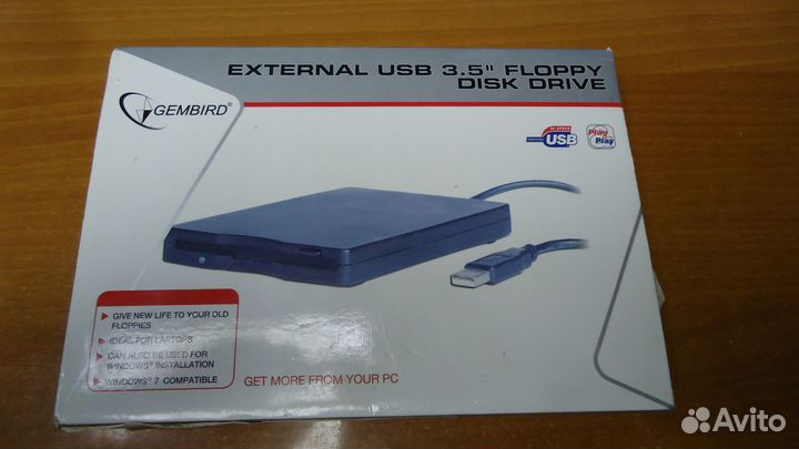 Дисковод внешний External USB 3.5 floppy diskdrive
