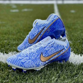 Бутсы Nike Mercurial Голубые