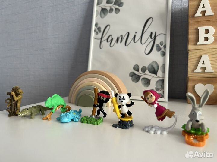 Игрушки из киндера животные киндер сюрприз