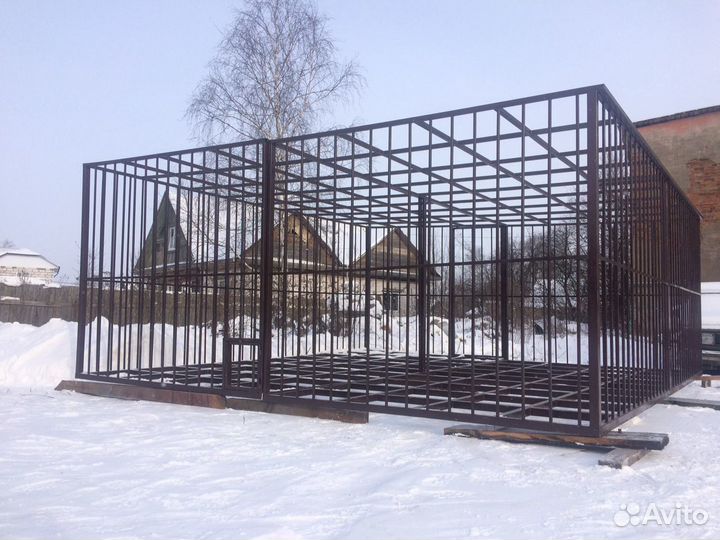 Вольер для собак, животных 3000х2000