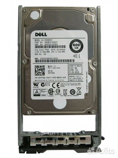 Жесткий Диск Dell 600GB 10K 6G SAS 2.5 5tfdd