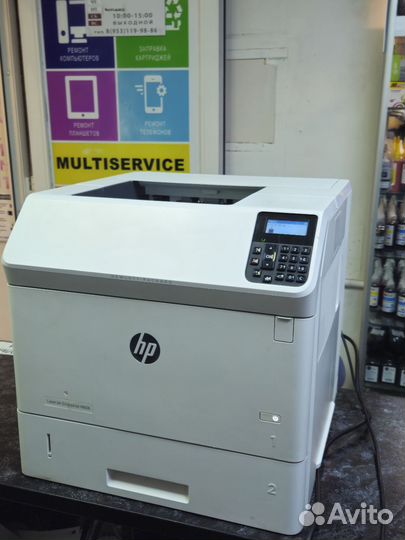 Принтер лазерный HP LJ enterprise M606dn