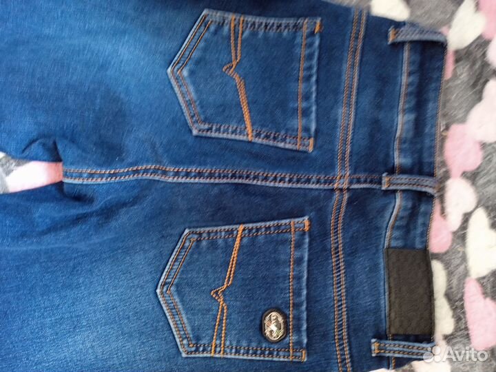 Джинсы на флисе на девочку