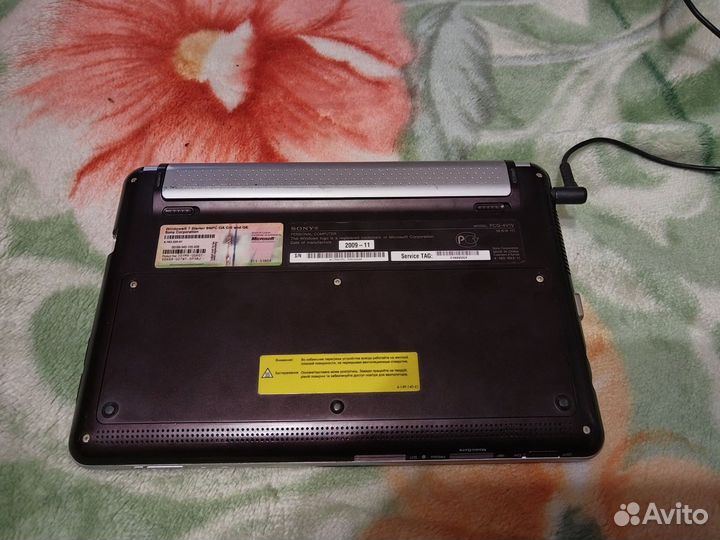 Нетбук sony vaio