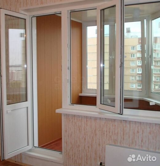 Выход на балкон теплый