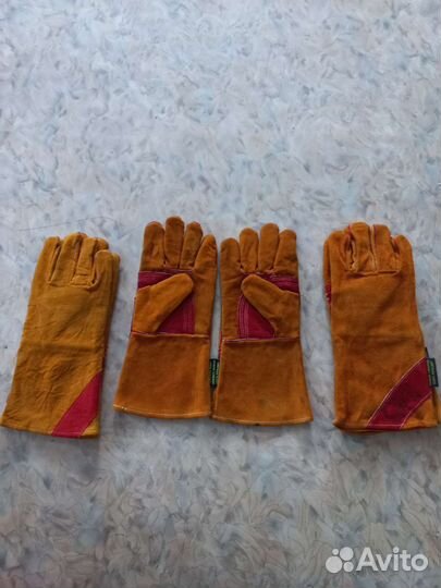 Замшевые перчатки сварщика