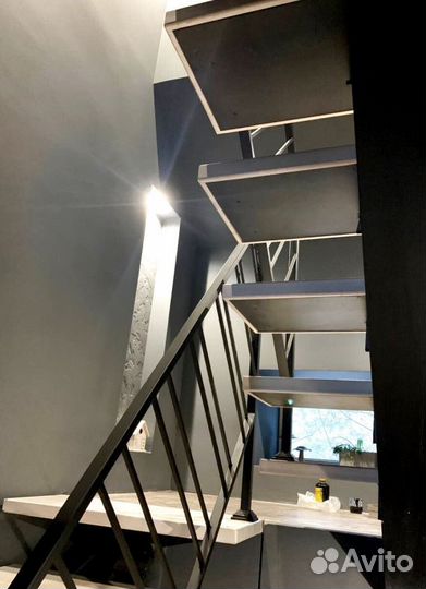 Лестничный каркас под ключ