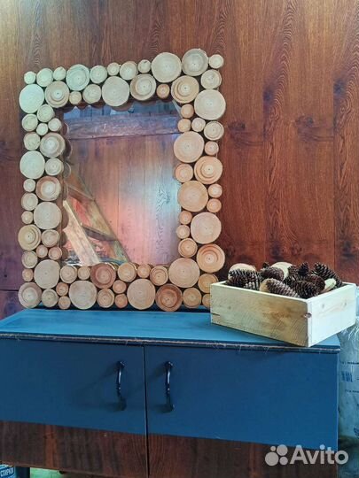 Зеркало из спилов