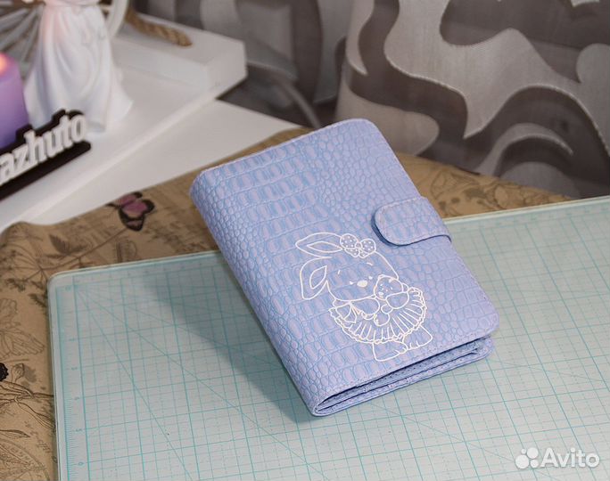 Обложка 4в1 с кошельком (ручнаяработа)