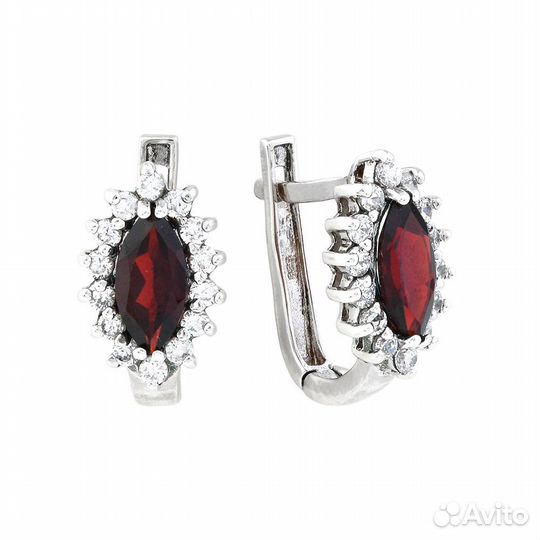 Серьги серебряные