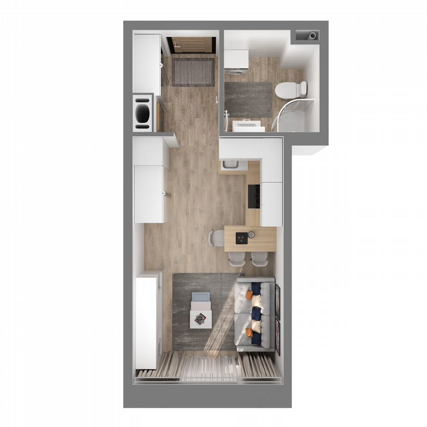Квартира-студия, 23,7 м², 1/27 эт.