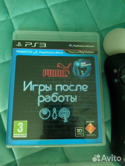 Комплект 2 Ps Move Playstation 3 + игры + камера
