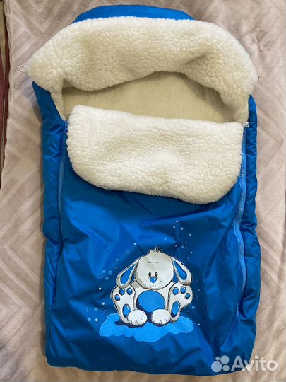 Зимний конверт в коляску