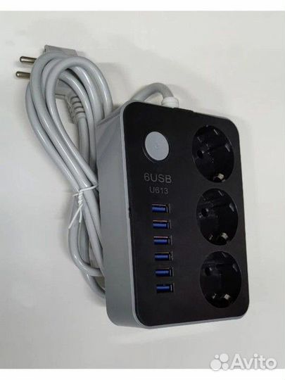 Сетевой фильтр удлинитель с 6 usb