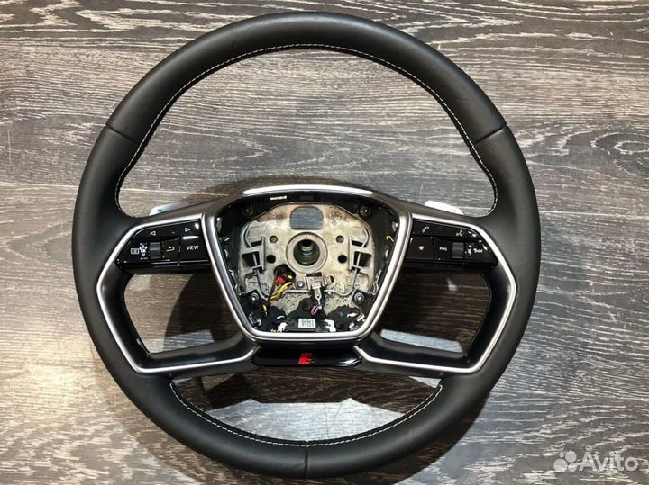Руль Audi B9 C8 D5 подогрев лепестки
