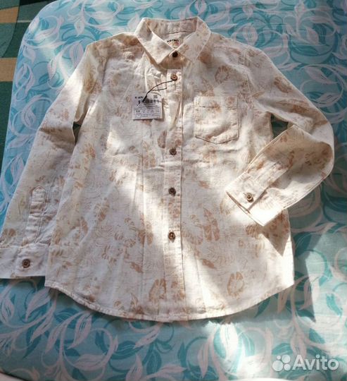 Рубашка на мальчика 110-116