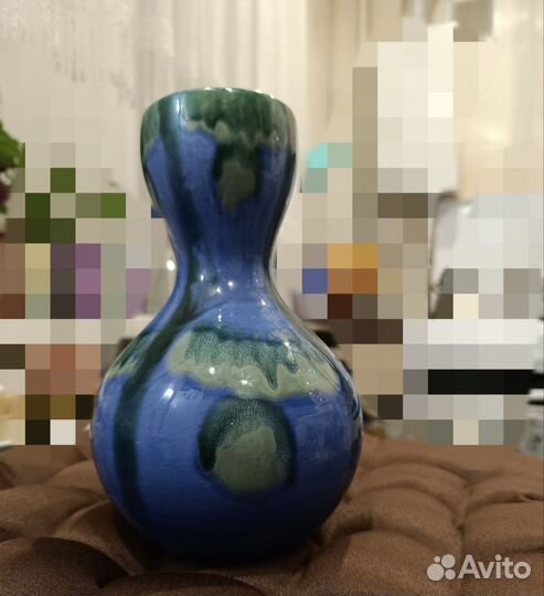 Ваза цветное стекло СССР