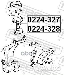 Рычаг nissan primera P10/P11 пер.подв.верх.лев
