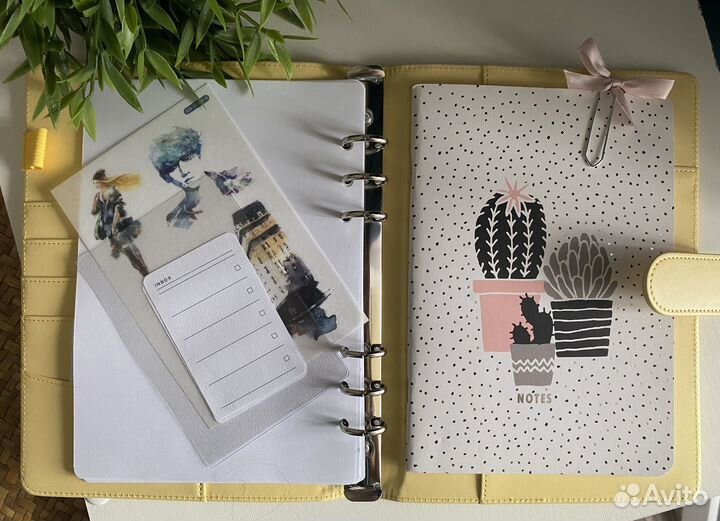 Блокнот ежедневник на кольцах А5