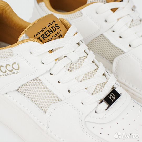 Ecco Sko Breath White