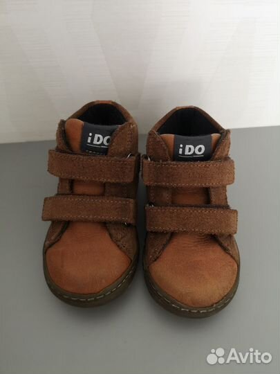 Кожаные демисезонные ботиночки iDo, 20 р