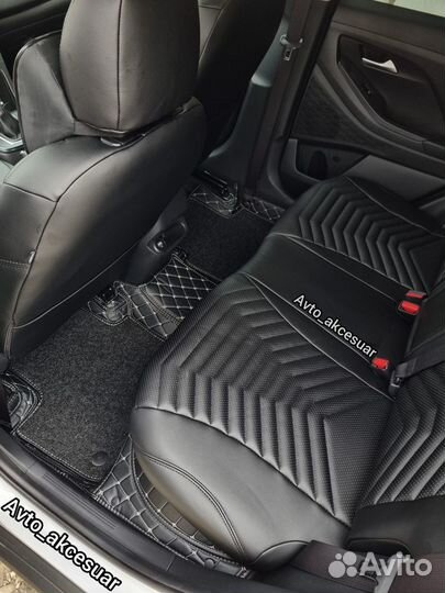 Чехлы Hyundai Creta - Solaris - Tucson Черные Akc