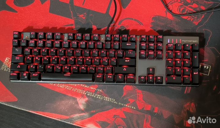 Клавиатура механическая motospeed ck104