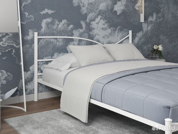 Кровать из металла modern Ларго двуспальная