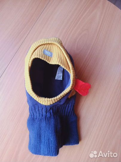 Шапка шлем для мальчика