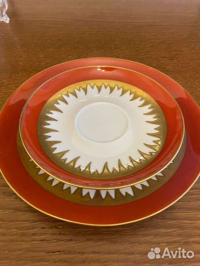 Блюдце и десертная тарелка Wallendorf