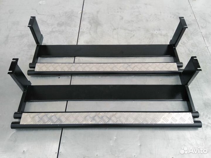 Подножки Сдвоенная труба с защ бака УАЗ Хантер 469