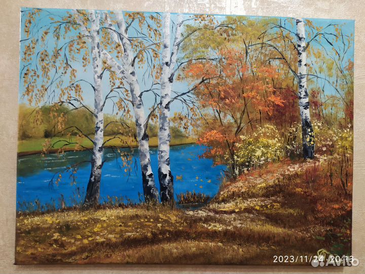 Картина маслом на холсте пейзаж