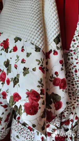 Халат женский, двухсторонний из сатина