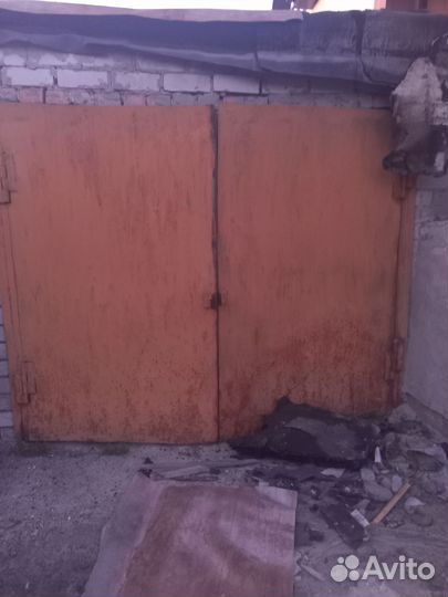 Ворота гаражные металлические бу