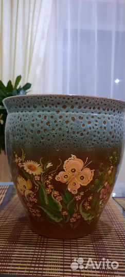 Горшок керамический для теста