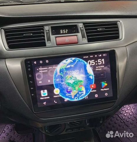 Mitsubishi Lancer 9 магнитола Android новая