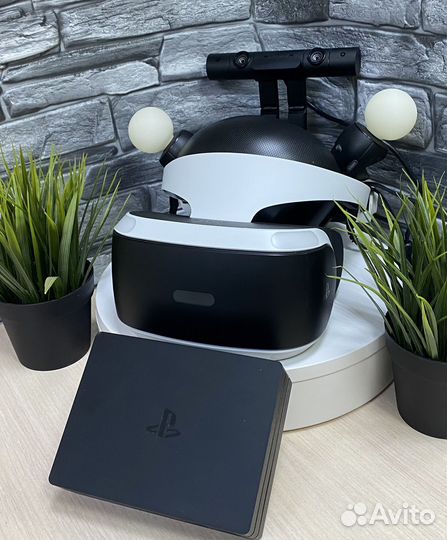Playstation Vr v1 (Rev2) Б/У + PS Move