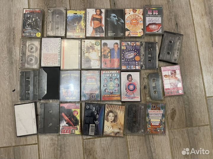 Аудиокассеты с записью бу