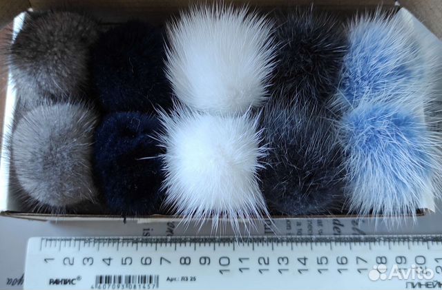 Обрезки норки (головы) для рукоделия