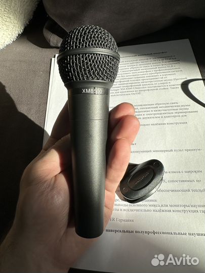 Студийный микрофон behringer xm8500