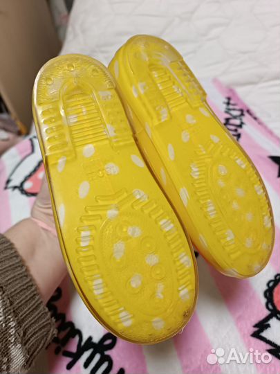 Детские резиновые сапоги