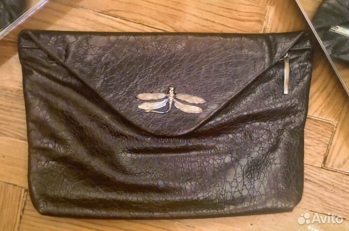 Клатч папка кожаный