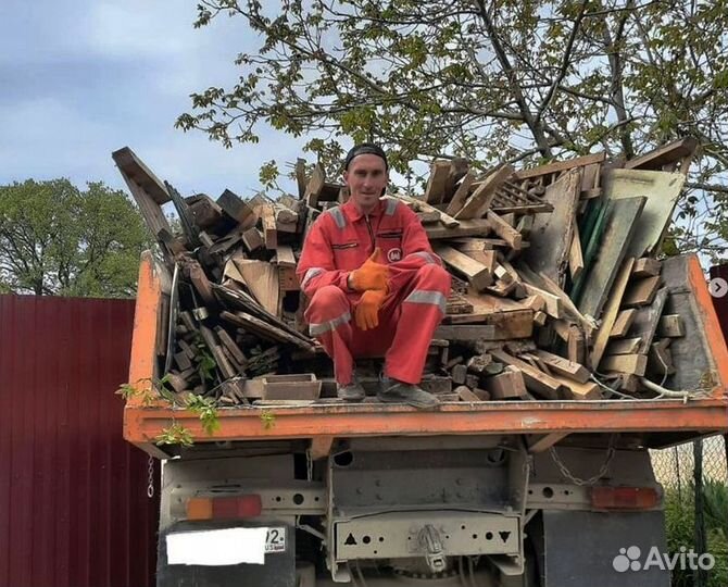 Вывоз мусора на газели