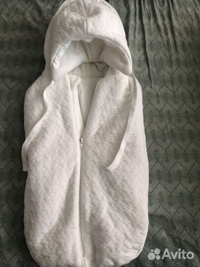 Детский конверт на выписку осень - зима