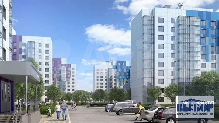 1-к. квартира, 38,4 м², 2/10 эт.