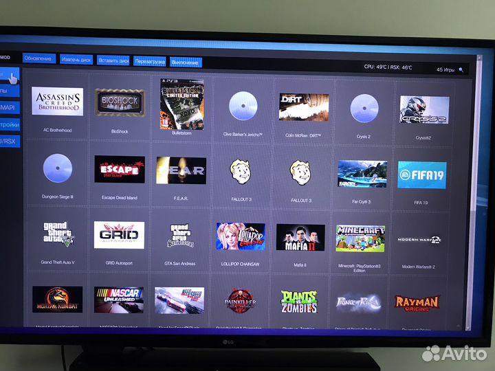 Sony PS3 (50 игр) (прошитая)