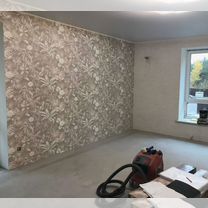 Поклейка обоев.Малярные работы