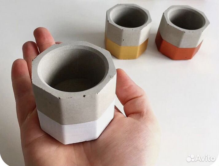 Силиконовая форма для бетона и гипса