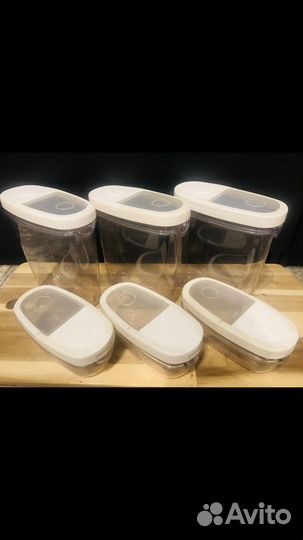 Банки для сыпучих продуктов IKEA 6шт