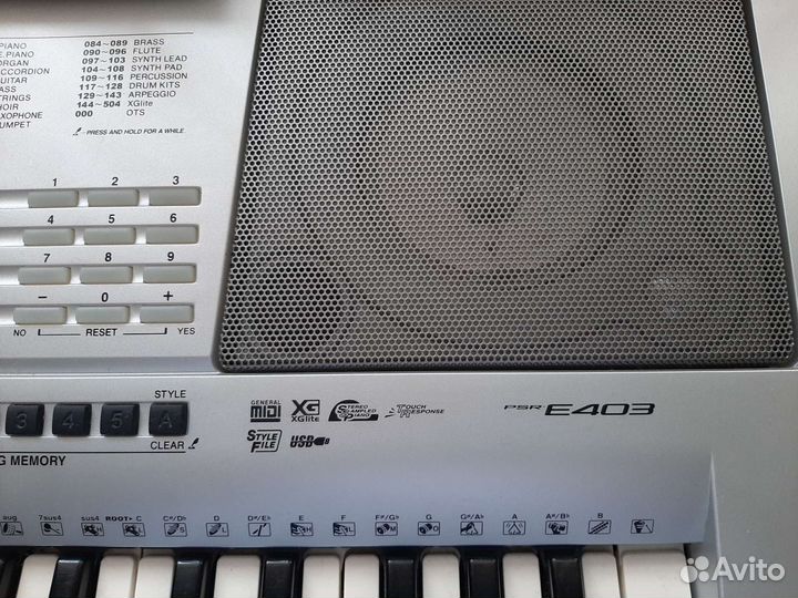 Синтезатор yamaha PSR-E403